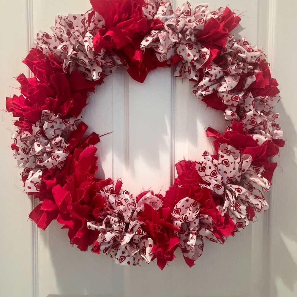 Handmade Valentine Wreath